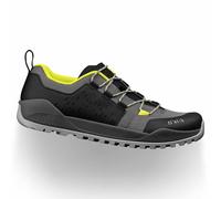 Fizik Road Shoes Terra Ergolace X2 E-Bike Gray/Yellow Fluo - 45