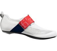 Fizik Unisex Transiro Hydra Aeroweave Carbon Cycling Shoes, White/Red/Blue, 12.5 UK