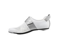 Fizik Unisex Transiro Hydra Aeroweave Carbon Cycling Shoes, White/Silver, 5 UK