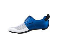 Fizik Unisex Transiro Hydra Cycling Shoes, White/Blue, 10 UK