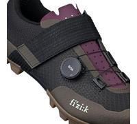 Fizik Vento Ferox Carbon Clip-in Cycling Shoes, Mud/Grape, Size 46.5 EU