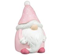 Fizporium Ceramic Gonk Cookie Jar, Christmas Food Storage Container with Airtight Lid, Candy Cookie Jar, Functional Kitchen Decor