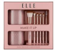 Fizporium Elle Make It Up Gift Set - Pink Perfect as a gift for a teenage daughter or niece this Christmas. Includes: 1 x Round Travel Case 6 x Cosmetic Brushes