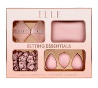 Fizporium Elle Setting Essentials Set - Pink Includes: x3 Beauty sponges x3 Scrunchies x2 Powder puffs x1 Pouch