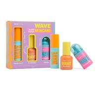 Fizporium Face Facts Wave Glow Surge Skincare Set Set includes: The G.O.A.T Hydrating Cream - daily moisturiser It's Giving Glow Serum - radiance booster YAY me Re-fresh Mist - toner spray