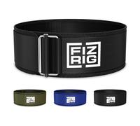 FIZRIG Self-Locking Weight Lifting Belt - High Performance Belt for Functional Fitness | Powerlifting | Olympic Lifting | for Men & Women | Premium Deadlift & Squat Training Belt (Black, L)