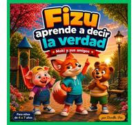 Fizu aprende a decir la verdad: Un cuento ilustrado sobre la honestidad, la amistad y el valor para niños de 4 a 7 años | Moki y sus amigos - Libro 4