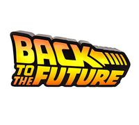 Fizz Creations Back to The Future Logo Light. USB or Battery Operated. Gentle Glowing Mood Light Night Light of The Iconic Logo. Officially Licensed Back to The Future Merchandise