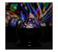Fizz Creations Boho Light Projector - Rotating Paisley Pattern Mood Lamp