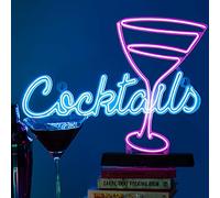 Fizz Creations Cocktail Neon Effect Light Electro Luminescent Sign