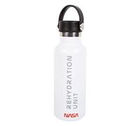 Fizz Creations NASA Water Bottle. 500ml Capacity, Metal, Double-Walled Hot or Cold Drinks Bottle. Keeps Temperature for Up to 8 Hours. NASA Space Inspired Insulated Water Bottles.