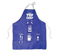 Fizz Creations Men Apron - BBQ Chef Cooking Gift, 6 Pockets.