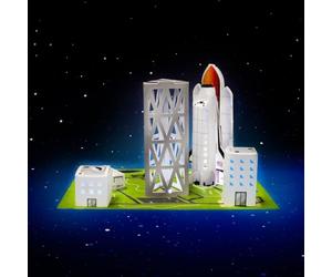 Fizz Creations NASA Electric Paint Kit Rocket Launch Pad. Create a Cosmic Launch pad with The NASA Electric Paint Kit! Includes LED Lights, Electric Paint Tube, Slot Together Pieces & Launch Pad.