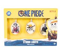 Fizz Creations One Piece String Lights. USB Powered. 6 Unique One Piece Designs - Including Luffy, Sanji, and The Straw Hat Pirate Flag. 2-metre Cable, Warm White LEDs. Officially Licenced.