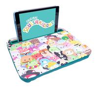 Fizz Creations Squishmallows Lap Tray. Kids Lap Desk Tray with Tablet Holder. Lap Trays with Bean Bag cushion. Lap Tray with Cushion Teal Coloured Squishmallow Laptray