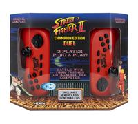 Fizz Creations Street Fighter II Duel Plug & Play Retro Gaming Console - Red