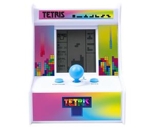 Fizz Creations Tetris Desktop Arcade Game. Retro Inspired Mini Arcade Game. Includes 2 Game Modes, Marathon & Sprint. 15 Levels. Classic Tetris Gameplay. Battery Powered.