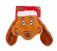 Fizz Creations The Grinch Christmas Festive Chew & Squeak Dog Toys. Max the Dog Chew Toys, Officially Licensed Dr Seuss The Grinch Merchandise. Fun for Dog.