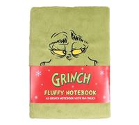 Fizz Creations The Grinch Fluffy Note Book. Festive Textured Notebook. Christmas Themed Note Book. Dr Seuss Stationery.