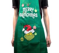 Fizz Creations The Grinch Merry Grinchmas Apron. Christmas Stocking Filler. Novelty Apron Great for Secret Santa. Dad Xmas Gifts.