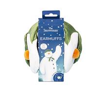 Fizz Creations The Snowman Kids Ear Muffs. 3D Snowman design Christmas Earmuffs with Round The Neck Fitting. Officially Licensed Raymond Briggs The Snowman Merchandise.
