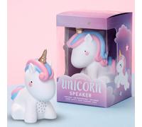 Fizz Creations Unicorn Bluetooth Wireless Speaker Portable Unicorn Design, 10m Range, 5h Playtime, USB Rechargeable, 1521