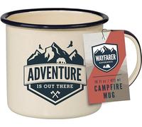 Fizz Creations Wayfarer's Campfire Enamel Mug Cream 473Ml In Light Sand Light Sand One Size
