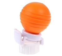 Fizz Keeper Pump Cap - Leak-Proof Carbonated Beverage Fizz Saver Stopper, Leak-Proof Silicone Pump Cap, Manual Inflation Stopper for Beer Energy Drinks Soda - Orange