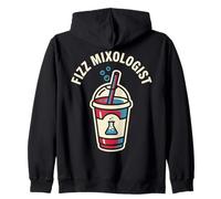 Fizz Mixologist Soda Recipe Humor Funny Dirty Soda Zip Hoodie