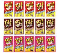 Fizz Wiz Popping Candy Mixed Flavours - 15 Packets of 5g - Fun and Exciting Popping Sensation - Great for Parties - Strawberry, Cherry, Cola