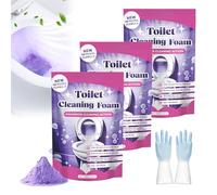 FizzClean Foaming Toilet Cleaner - Powerful Fizzy Foam Action for Deep Cleaning, Limescale Remover & Descaler - Effective Toilet Cleaning Foam for a Sparkling Bowl (3PCS)