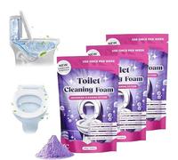 FizzClean Insta-Action Foaming Toilet Cleaner - FizzClean Foaming Toilet Cleaner for Effortlessly Clean and Sparkling Toilets, Removes Stains in 20 Minutes