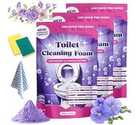 Fizzclean Toilet Cleaner, Fizz Clean Toilet Cleaner, 2025 Upgraded Toilet Cleaning Foam, No Touch Toilet Cleaning Powder, For Sparkling Clean Toilets With Zero Effort (3PC)