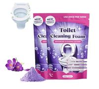 Fizzclean Toilet Cleaner, Fizz Clean Toilet Cleaning Foam Limescale Remover Foaming Powder, Fast Acting Heavy Duty Drain Foam,100g