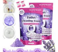 Fizzclean Toilet Cleaner, Fizzclean Toilet Cleaning Foam, Insta-Action Fizzclean Foam, Touch Free Foaming Toilet Cleaner for Sparkling Clean Toilet with Zero Effort (1, 2Pcs)