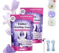 Fizzclean Toilet Cleaner, Fizzy Foam Toilet Cleaner, Touch Free Cleaning Powder, Scrub Free, Powerful Deep Cleaning Action in 20 Minutes With Zero Effort(2pcs)