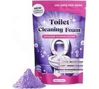 Fizzclean Toilet Cleaner - Toilet Cleaning Foam, Touch-Free Foaming Powder, Insta-Action Formula for Stains & Limescale, Sparkling Clean with Zero Effort, Eliminates Stains in 20 Min (1Pcs)