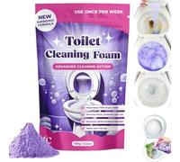 Fizzclean Toilet Cleaner, Touch Free Fizzy Foam Toilet Cleaner, Eliminates Stains in 20 Min, Scrub-Free Cleaning, Deep Clea-Ning Foam Action, for Sparkling Cl-Ean Toil-Et (1PC)