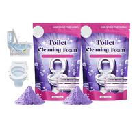Fizzclean Toilet Cleaner,Touch Free Fizzy Foam Toilet Cleaner, Pipeline Dredging Agent, Toilet Active Oxygen Agent, Sink and Drain Cleaner, All Purpose Cleaning Powder Toilet Bowl Foam Cleaner (2pc)