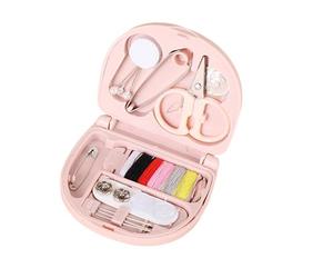 Fizzix Mini Sewing Kit Small Sewing Kit Travel Sewing Kit - Compact Travel Sewing Kit with Scissors, Thimble, Buttons, Safety Pins & More, Ideal for Home, Travel, & Emergency Repairs