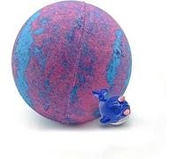 Fizzy Bath Bomb Set with Hidden Toy Inside - Ocean Themed Bath Ball for Kids - Scented Bath Fizzer with Surprise Figure - Fun Gift for Girls Boys (E#)