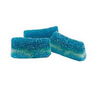 Fizzy Blue Raspberry Slices - 500g Gummy Sweets