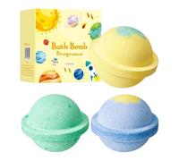 Fizzy Bubble Bath, Widely Applicable, 120g, Planet Shape Bathing Supplies, Bath Bombs, Relaxing Experience, for Women Men Soften, and Refresh Skin Relaxation