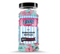 Fizzy Bubblegum Bottles Retro Gift Jar - by Little Dotties | Traditional Candy Treats | Pick and Mix Sweets | 615 grams | Perfect for: Gifts | Birthdays | Gender Reveals | Baby Showers | Halloween
