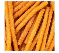 Fizzy Candy Pencil Sweets - Retro Chewy Fruit Flavours (Blue Raspberry, Strawberry, Watermelon, Peach, Multicolour) - Bulk Pick n Mix Sweets for Party Bags (1Kg, Peach)