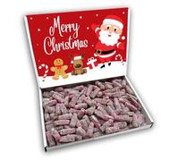 Fizzy Cherry Cola Bottles Merry Christmas Sweets Gift Box Hamper (SANTA RED FRONT)