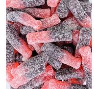 Fizzy Cherry Cola Bottles Sweets 1kg Bag Resealable Pouch Retro Candy