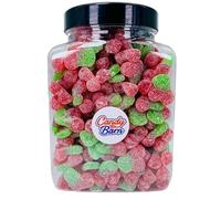 Fizzy Cherry Sweets 1.6kg MEGA Jar Retro Pic n Mix Candy Sweets Gift