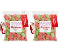 Fizzy Christmas Tree Sweets 500g - Christmas Sweets in Bulk Cheap for Festive Sharing, Stocking Fillers & Holiday Parties - Traditional Xmas Treats (Pack of 2)