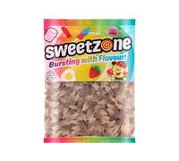 (Fizzy Cola Bottles 1KG Bag - 1F014) Halal Sweets Party Mix, Fizzy Cherry Bottles, Fizzy Mix 1kg Bag Halal HMC Sweets